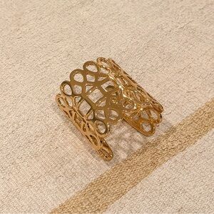 Tory Burch Gold Cuff Bracelet